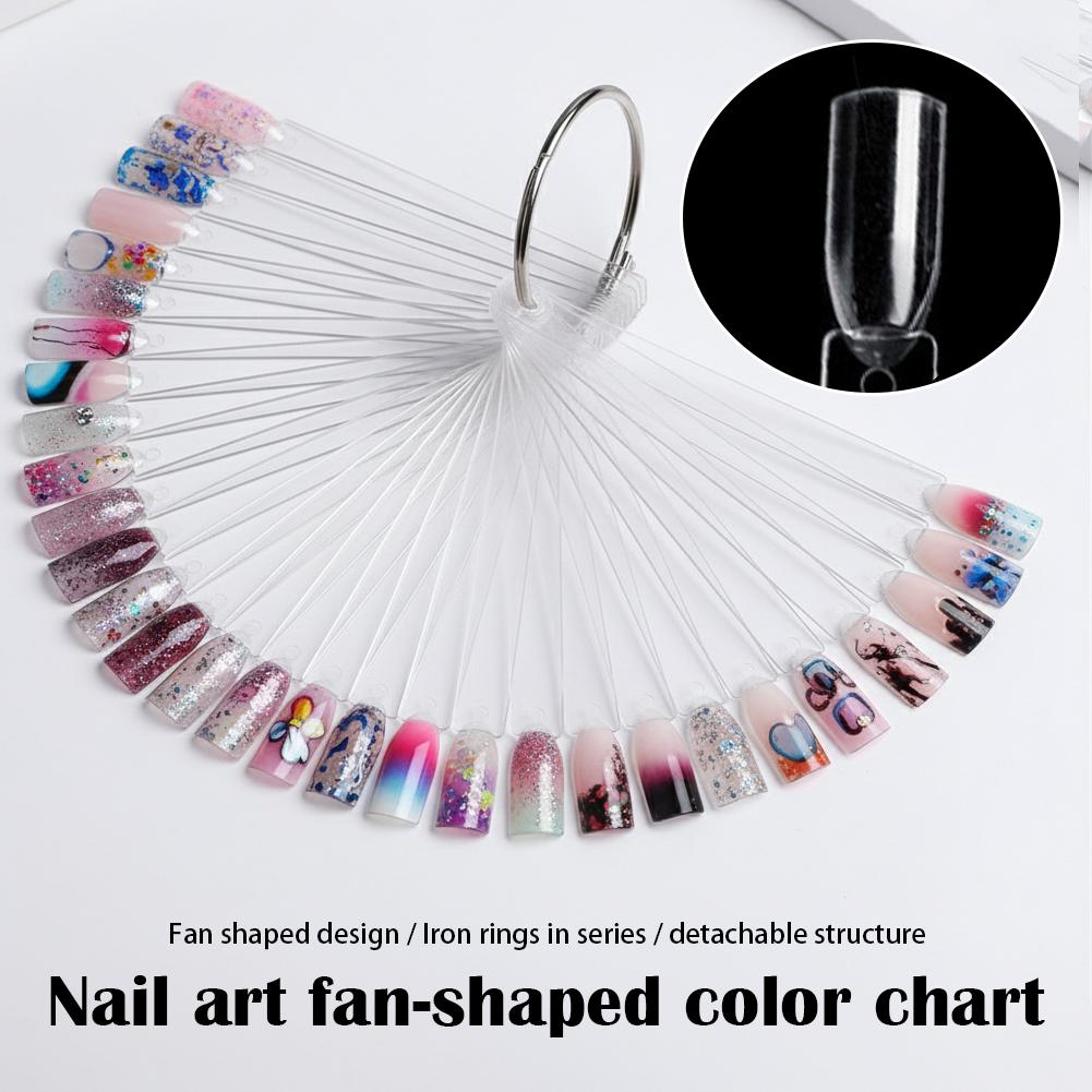 Nail Art Navy - 50 прозрачных образцов для демонстрации цвета