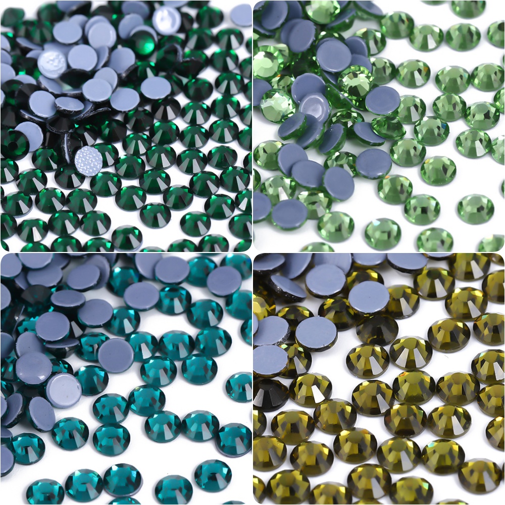 Стеклянный изумрудный перидот, – обзор и цена Nail Art Emerald Green