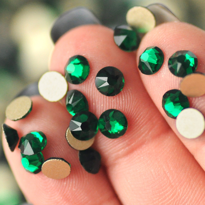 YANRUO 2088NoHF Все размеры Из – обзор и цена Nail Art Emerald Green