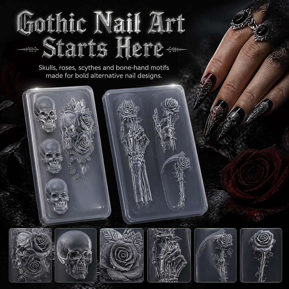 Набор из 2 силиконовых форм дл – обзор и цена Nail Art Vintage