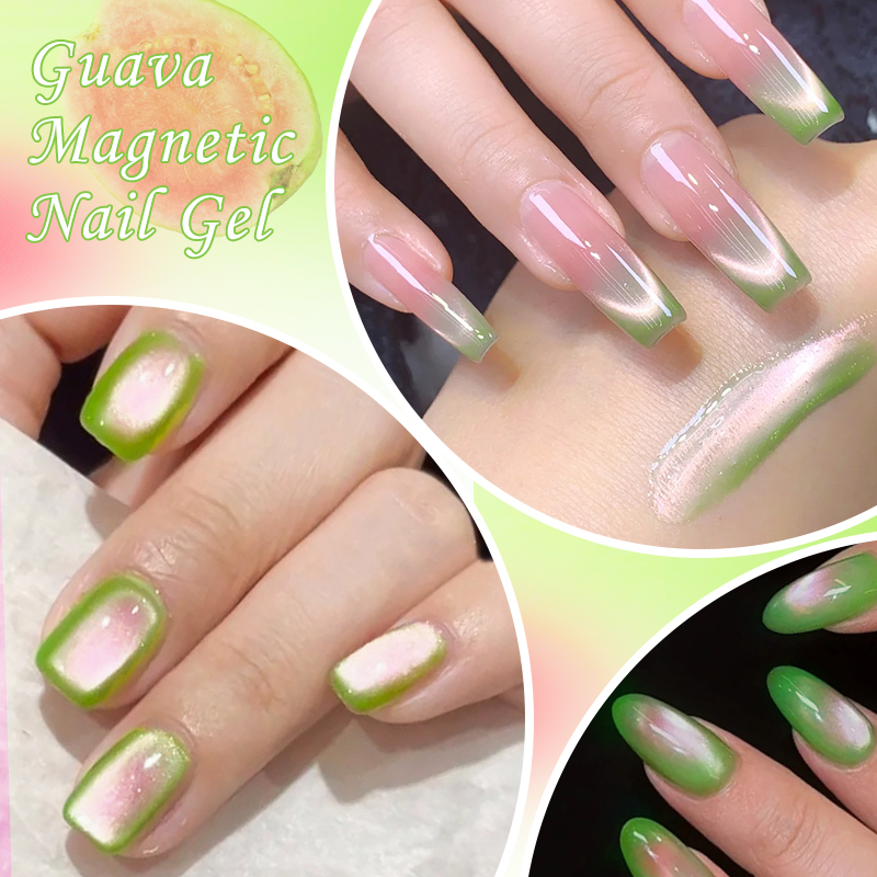 MTSSII 7 мл Guava Cat Магнитны – обзор и цена Nail Art Emerald Green