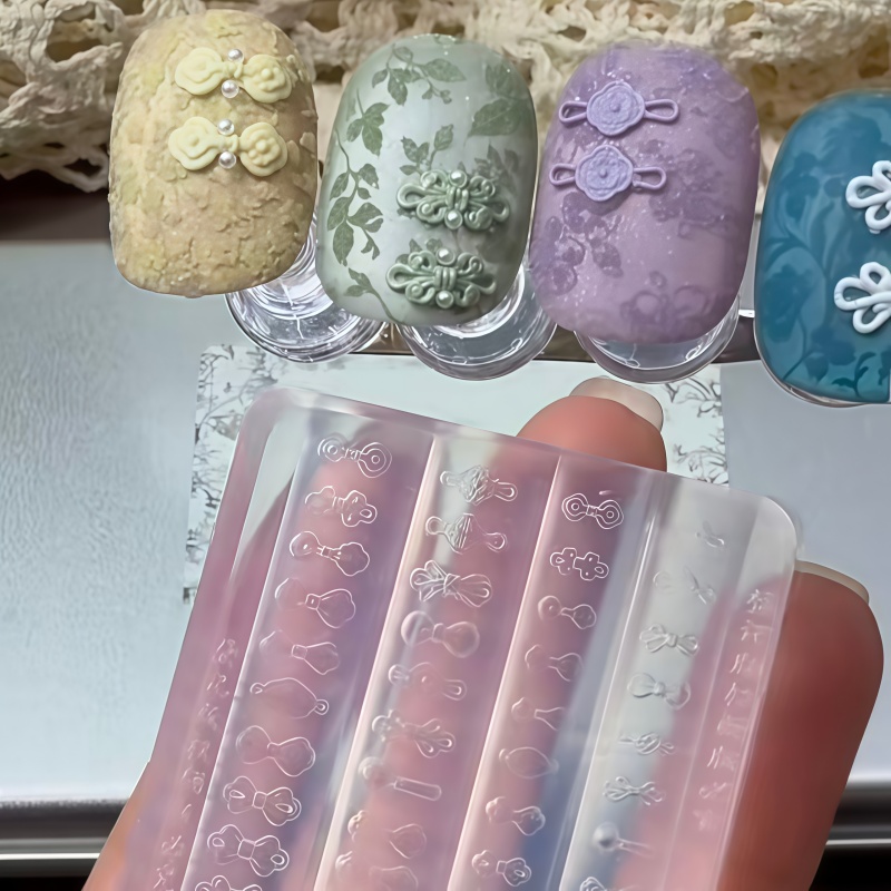 Силиконовая форма для дизайна  – обзор и цена Nail Art Vintage