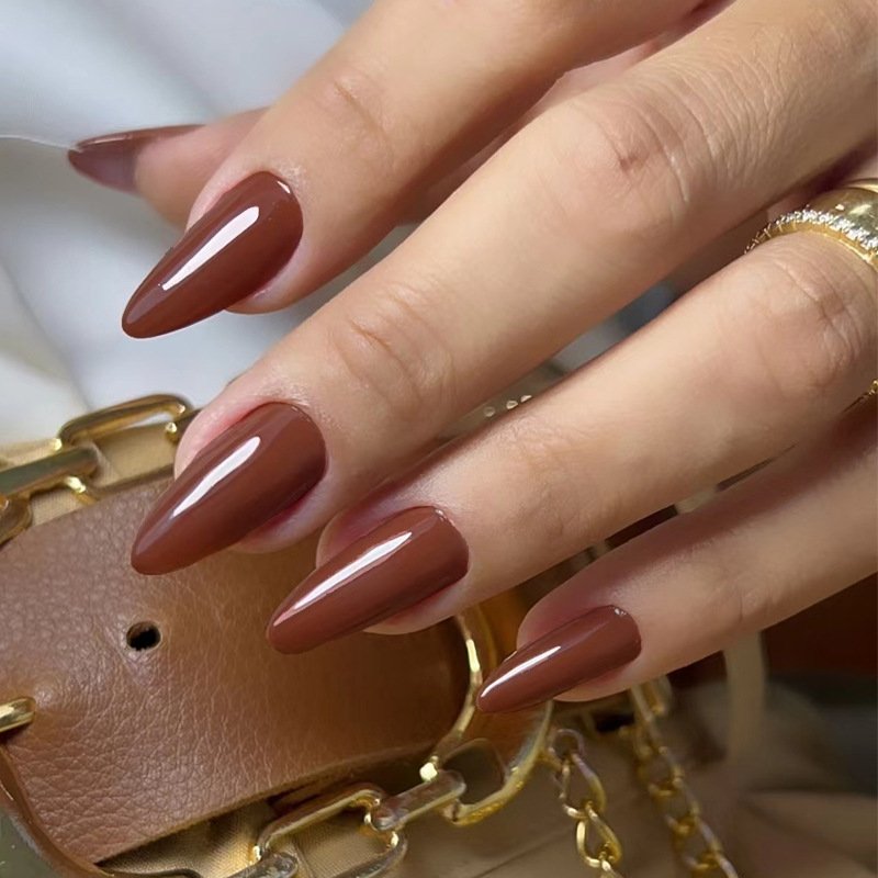 Набор из 24 однотонных накладн – обзор и цена Nail Art Red