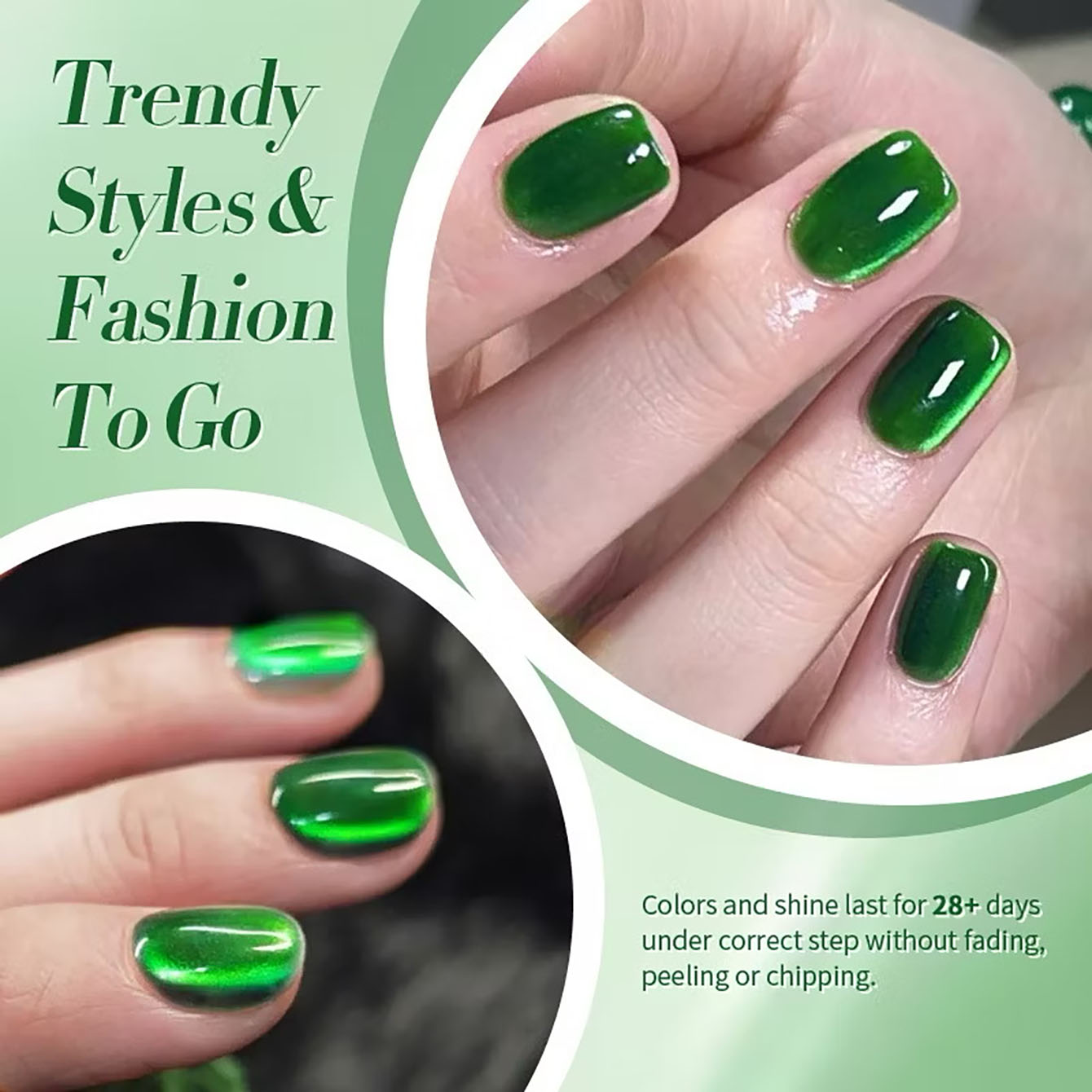 Гель-лак MIANEL 10 мл, зеленый – обзор и цена Nail Art Emerald Green