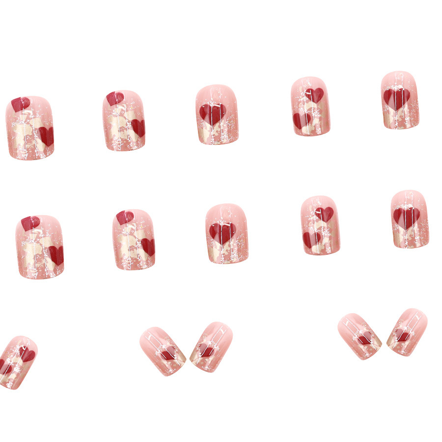24 шт./набор, короткие квадрат – обзор и цена Nail Art Red