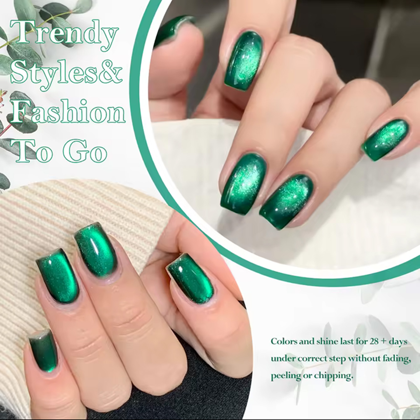 Гель-лак MAINEL 10 мл, 1 шт.,  – обзор и цена Nail Art Emerald Green