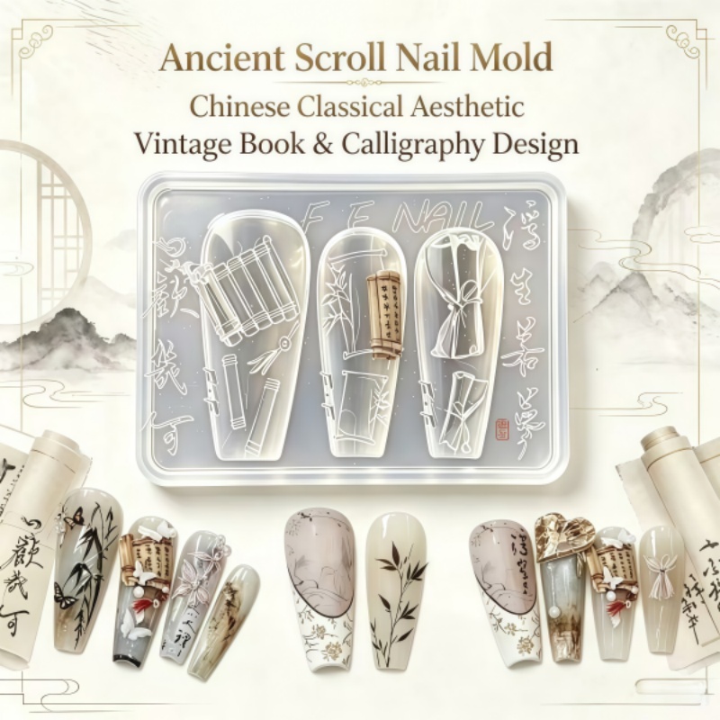 Силиконовая форма для 3D-дизай – обзор и цена Nail Art Vintage