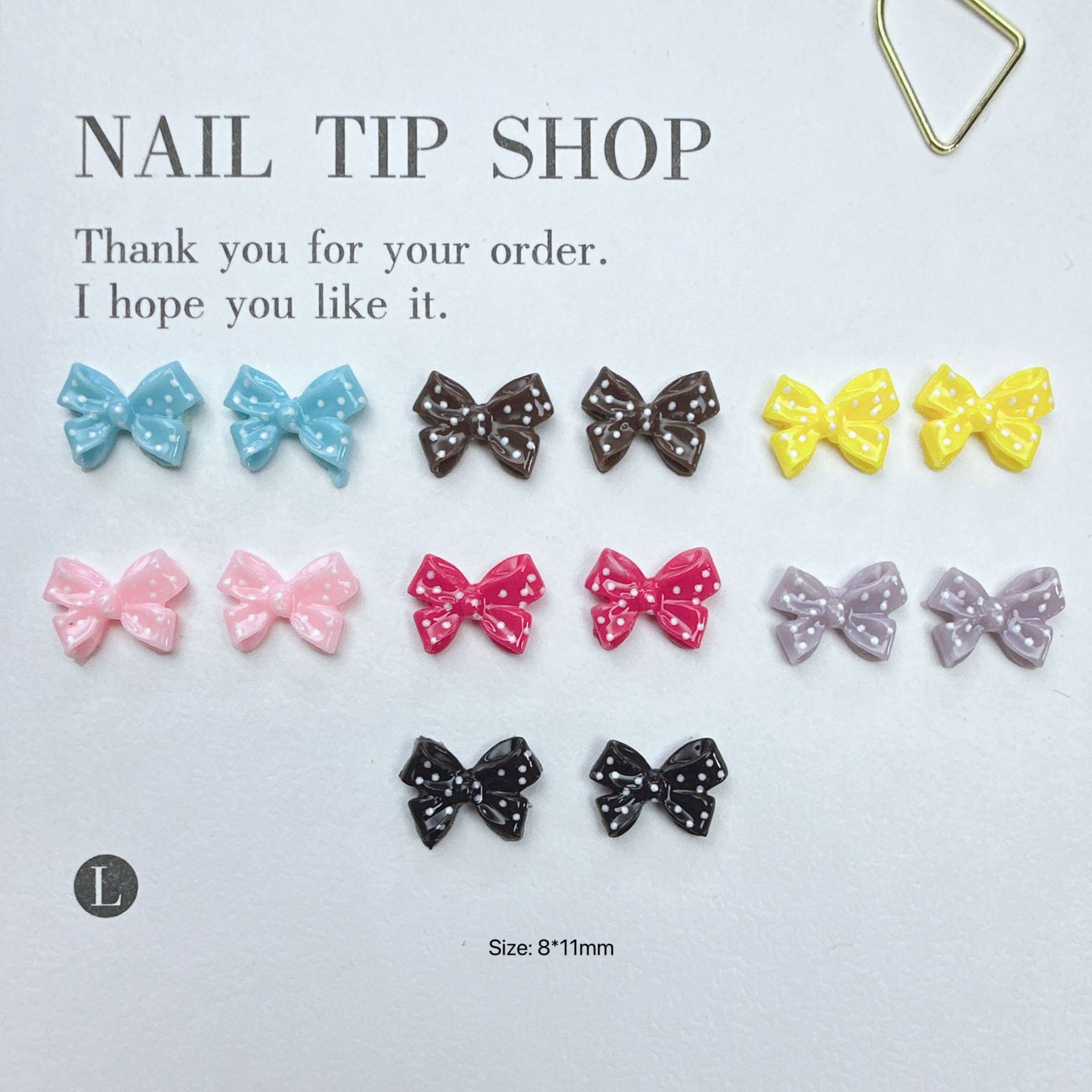 100 шт./упак. 8 × 11 мм подвес – обзор и цена Nail Art Queen