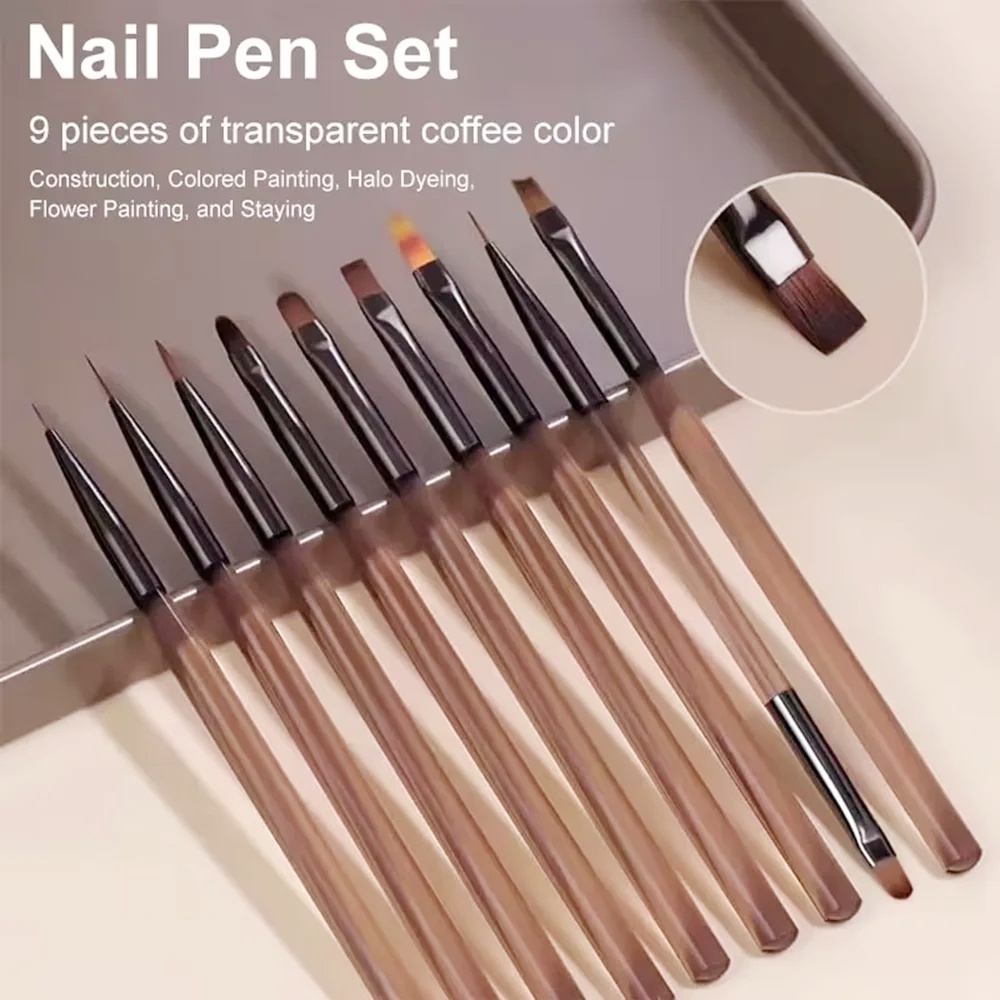 9 шт. кисть для дизайна ногтей – обзор и цена Nail Art Navy