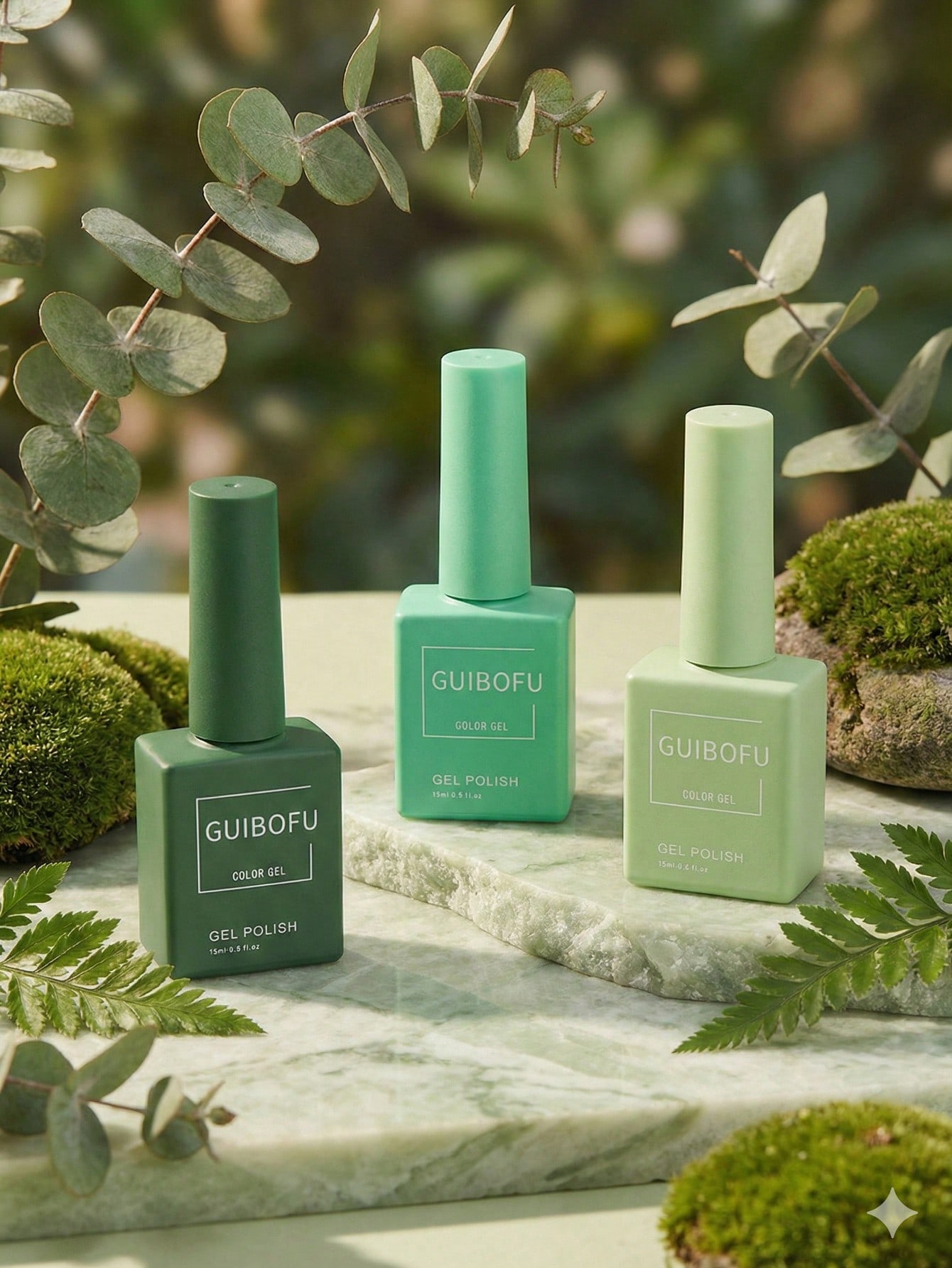 Набор из 3 штук, 15 мл, гель-л – обзор и цена Nail Art Emerald Green